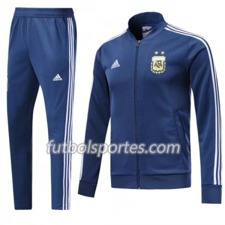 Argentina Chaqueta de Entrenamiento Trajes 2018 Azul